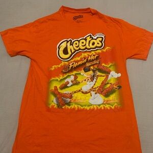 Flamin' Hot Crunchy Kids T-Shirt - Bold Orange